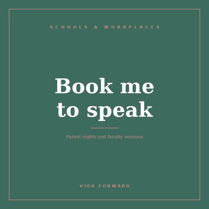 Book me to speak